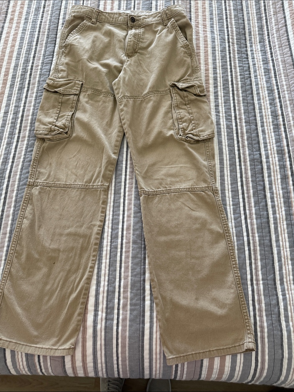 Wrangler Kids Cargo Jeans in Tan